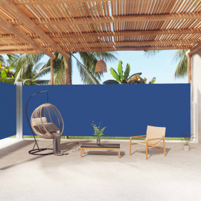 Side Awning Blue Polyester with PU coating, steel, alum...