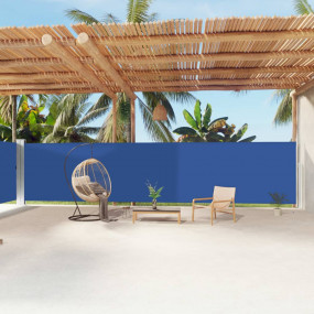 Side Awning Blue Polyester with PU coating, Steel, Alum...