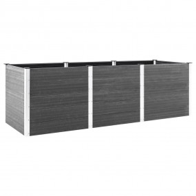 Garden Raised Bed Grey Wood plastic composite