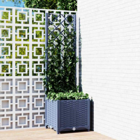 Garden Planter Blue Grey Polypropylene Small Planters