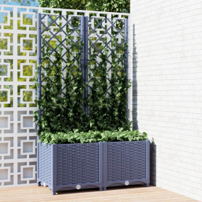 Garden Planter Blue Grey Polypropylene Large Planters