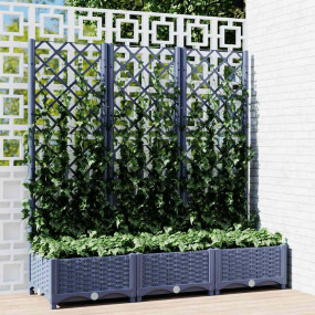Garden Planter Blue Grey Polypropylene Large Planters