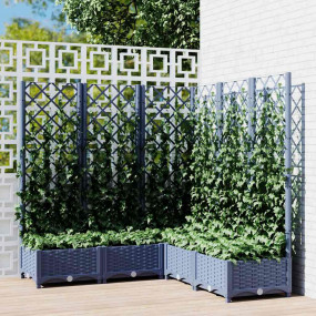Garden Planter Blue Grey PP (polypropylene) Large Plant...