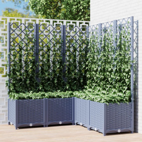 Garden Planter Blue Grey Polypropylene Large Planters