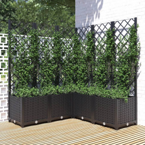 Garden Planter Black Polypropylene Large Planters