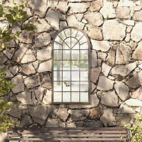 Garden Mirror Sand Iron, Glass Medium Wall mounting