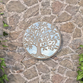Round Garden Mirror Sand Iron, Glass Medium Decorative ...