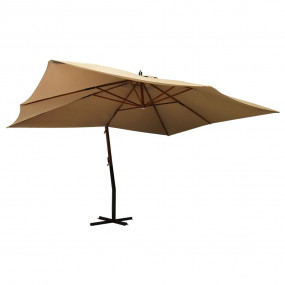 Cantilever Garden Parasol Taupe