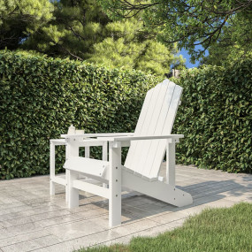 Garden Chair White High Density Polyethylene (HDPE)