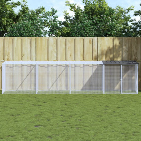 Chicken Cage Anthracite Galvanized steel 158.7 x 38.6 x...