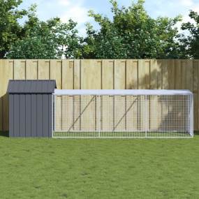 Chicken Cage Anthracite Galvanized Steel Large Chicken ...