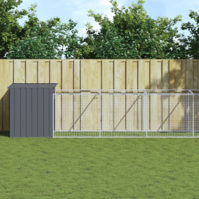 Dog House Anthracite Galvanized Steel 43.3 x 48.6 x 43....