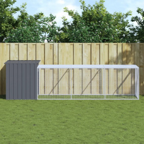 Chicken Cage Anthracite Galvanized steel Large Chicken ...