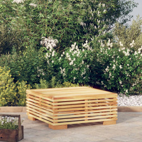 Garden Coffee Table Natural Teak Solid Teak Wood Small ...