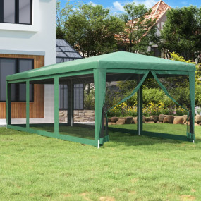 Party Tent Green High-density polyethylene (HDPE) 9.8 x...