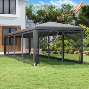 Party Tent Anthracite HDPE with coating 10 x 40 ft Coll...