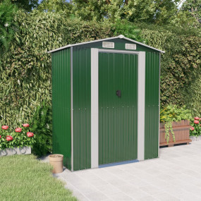 Garden Shed Green Galvanized Steel Large Garden Shed