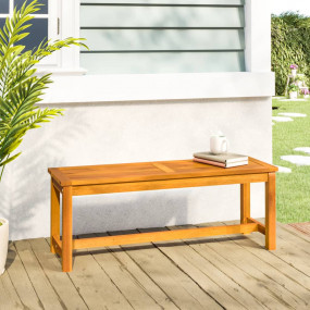 Garden Bench Natural Wood Solid acacia wood Medium Dura...