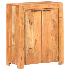 Sideboard Natural wood tone Solid acacia wood 23.2 x 13...
