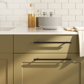 Cabinet Handle Set of 20 Black