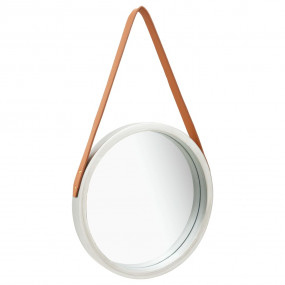 Wall Mirror Silver and brown
