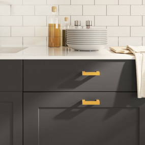 Cabinet Handle Set of 20 Gold Stainless steel Standard ...