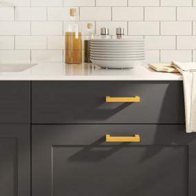 Cabinet Handle Set of 20 Gold Stainless Steel