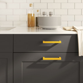 Cabinet Handle Set of 20 Gold Stainless steel 5.1 in ho...