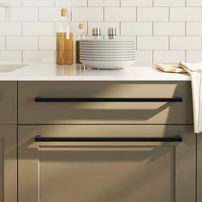Cabinet Handle Set of 20 Black