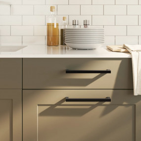 Cabinet Handle Set of 10 Black 304 Stainless Steel