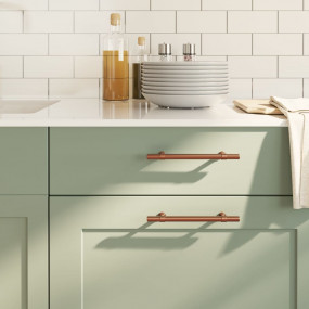 Cabinet Handle Set of 20 Bronze Stainless steel Small D...