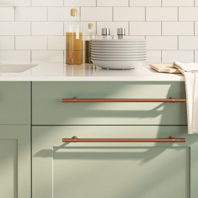 Cabinet Handle Set of 20 Bronze Stainless steel 12.6 in