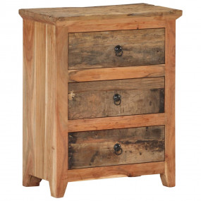 Sideboard Natural wood tones Solid acacia wood, solid r...
