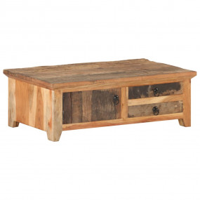Coffee Table Natural wood Solid Reclaimed Wood, Solid A...