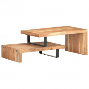 Coffee Table Natural wood grain Solid Acacia wood, Powd...