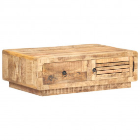 Coffee Table Natural wood Rough mango wood Medium Coffe...