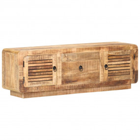 TV Cabinet Natural wood tones Rough mango wood Standard