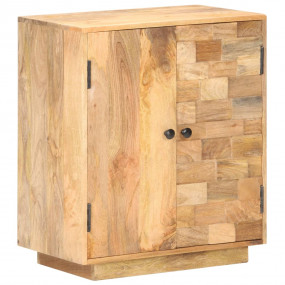 Sideboard Natural Timber Solid Mango Wood Sideboard Rec...