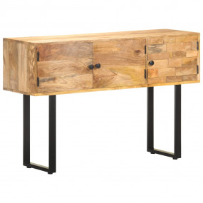 Sideboard natural wood Solid mango wood Medium Sideboar...