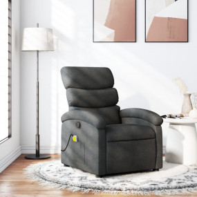 Massage Recliner Chair Dark Grey