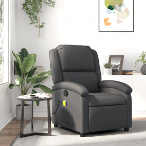 Massage Recliner Chair Grey