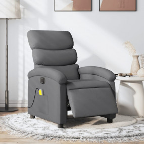 Electric Massage Recliner Chair Dark Gray