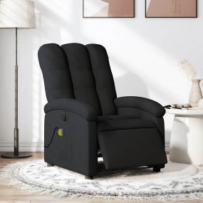 Electric Massage Recliner Chair Black Polyester, Metal,...