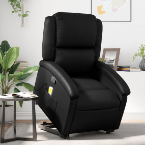 Stand Up Massage Recliner Chair Black