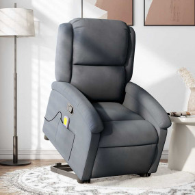 Stand Up Massage Recliner Chair Dark grey