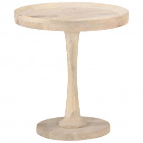 Side Table Natural Wood Solid Mango Wood Medium Durable
