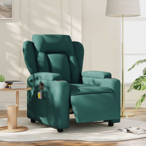 Electric Massage Recliner Chair Dark Green