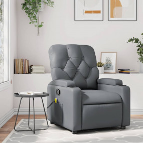 Massage Recliner Chair Grey