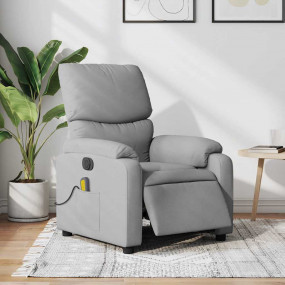 Electric Massage Recliner Chair Light gray