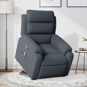 Stand Up Massage Recliner Chair Dark gray
